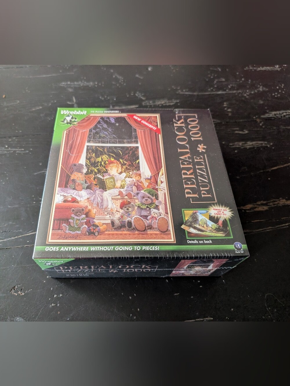 Vintage 2002 Factory Sealed Wrebbit Perfalock 1000-piece Puzzle "Fairy Tales"